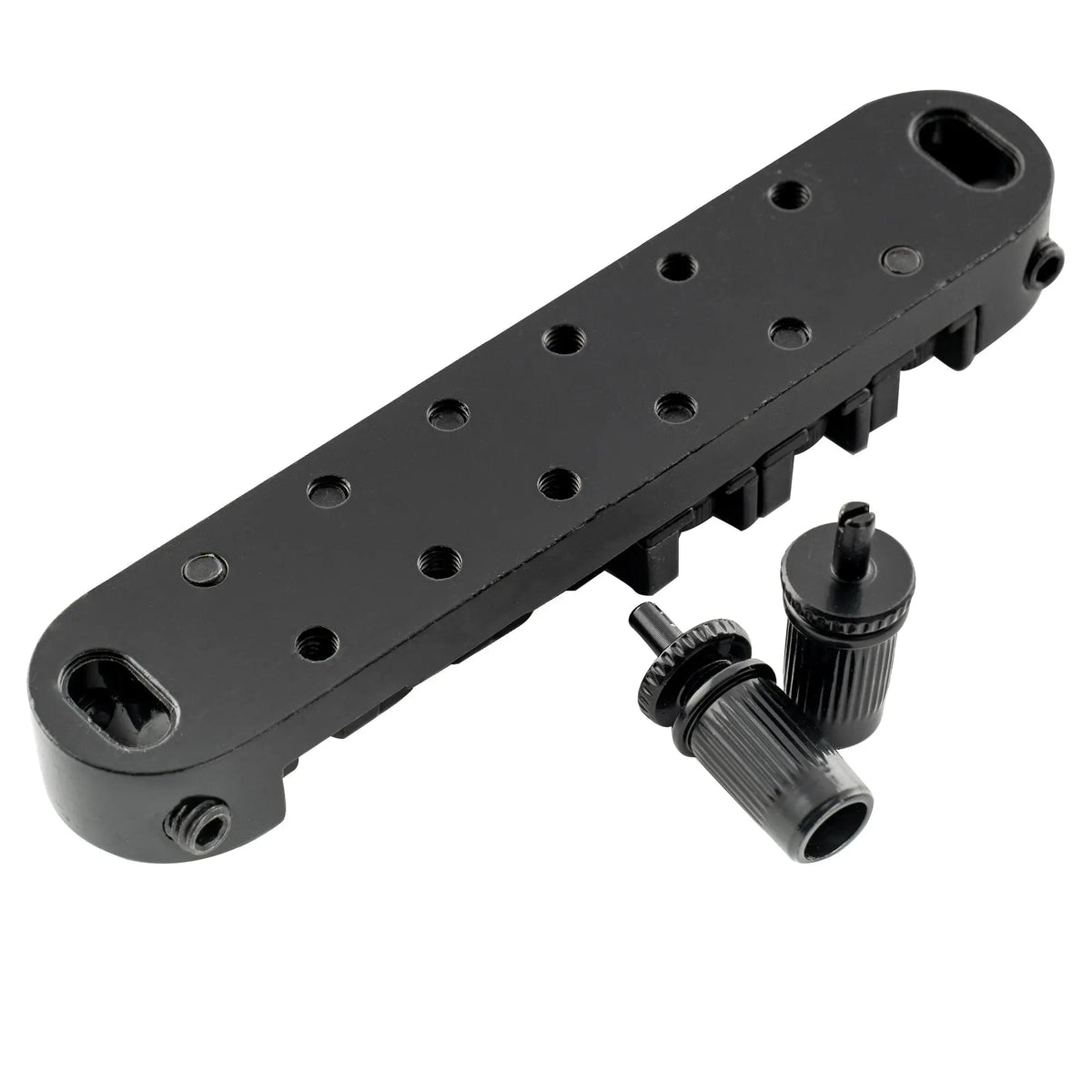 Musiclily Basic 51.5mm(2-1/32 inch) Roller Locking Tune-o-matic Guitar Bridge Tunematic Saddle for LP Style Electric Guitar