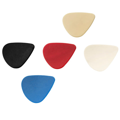 Musiclily Basic 1mm ABS Plastic Guitar Bass Picks, Mixed Color Randomly (Set of 5)