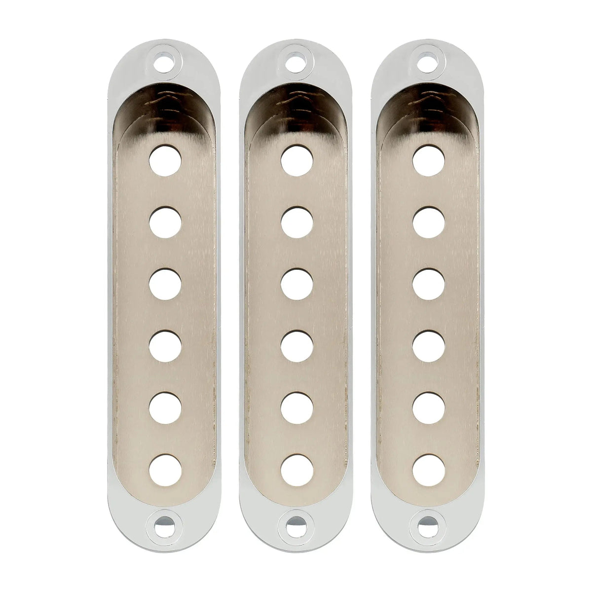 Musiclily Basic 52mm Plastic Strat Style Guitar Single Coil Pickup Covers Set (Set of 3)