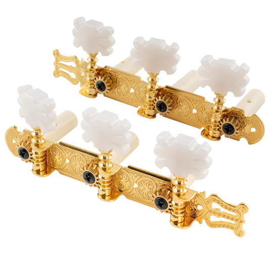 Musiclily Pro 3x3 Lyra Classical Guitar Tuners Tuning Machines Heads Pegs Keys