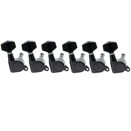 Musiclily Pro R15J-03 6 in Line Guitar Sealed Tuners Tuning Keys Pegs Machine Heads Set for Fender Strat Tele Style Guitar