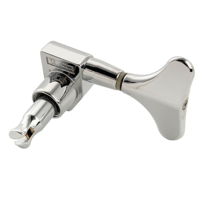 Musiclily Pro Single 17:1 Ratio Full Sealed Machine Head Treble Side Tuner Tuning Peg Key with Y-Style Button for Electric Bass