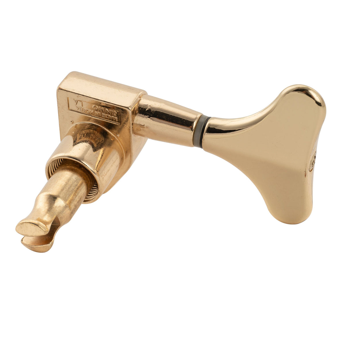 Musiclily Pro Single 17:1 Ratio Full Sealed Machine Head Treble Side Tuner Tuning Peg Key with Y-Style Button for Electric Bass