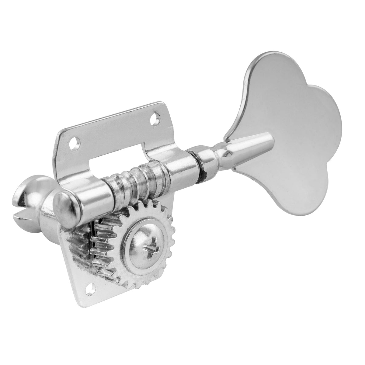 Musiclily Pro 2R2L 19:1 Ratio Open Gear Electric Bass Machine Heads Tuners Tuning Keys Pegs for Ibanez Style