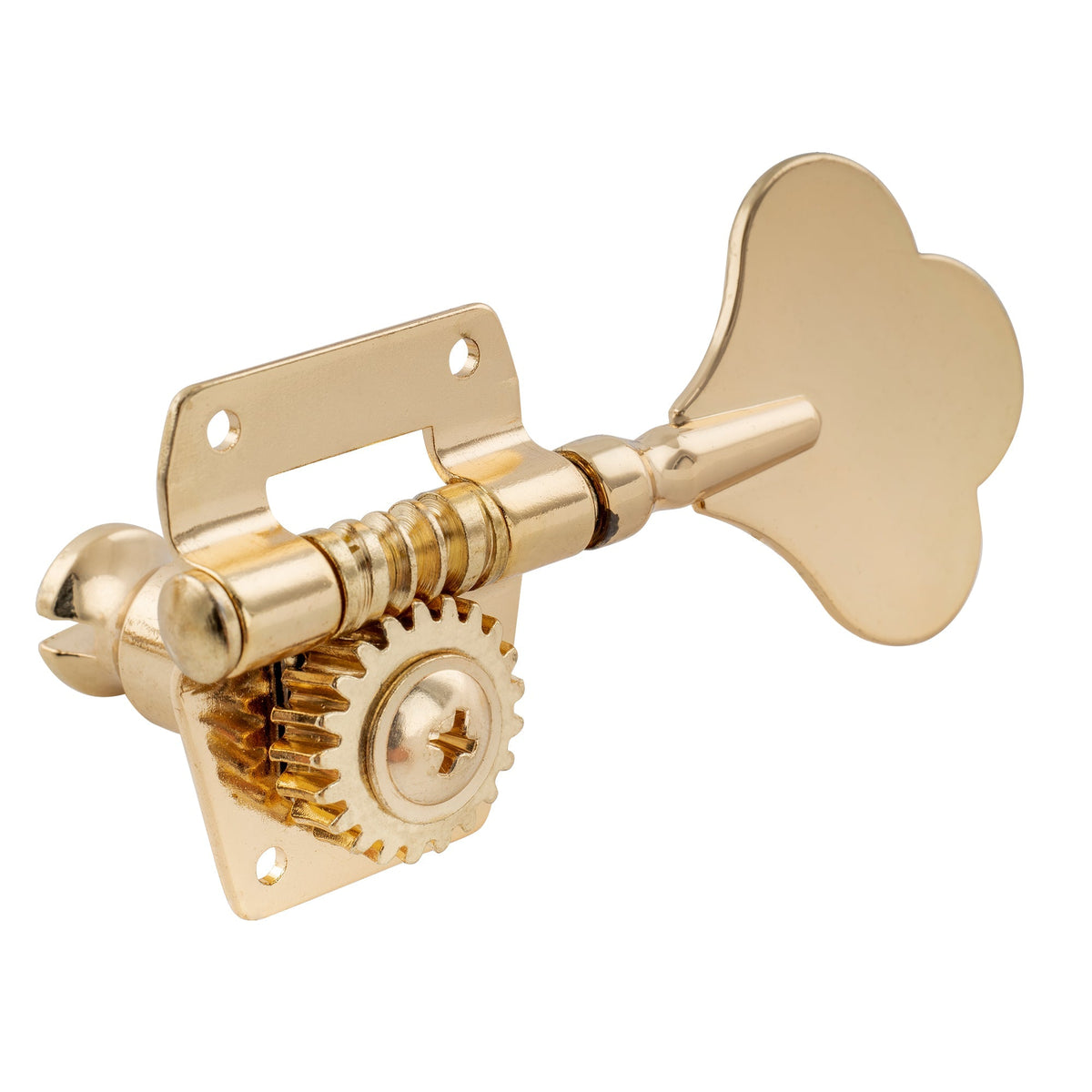 Musiclily Pro 2R2L 19:1 Ratio Open Gear Electric Bass Machine Heads Tuners Tuning Keys Pegs for Ibanez Style