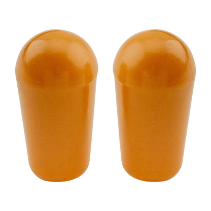 Musiclily Pro Inch Size Thread Plastic Guitar Toggle Pickup Switch Tips for LP Style, Set of 2