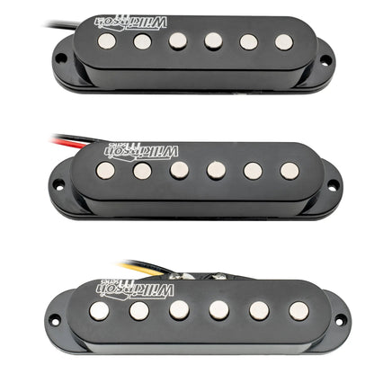 Wilkinson M Series LOW GAUSS Vintage Tone Ceramic Single Coil Pickups Set for Strat Style Guitar