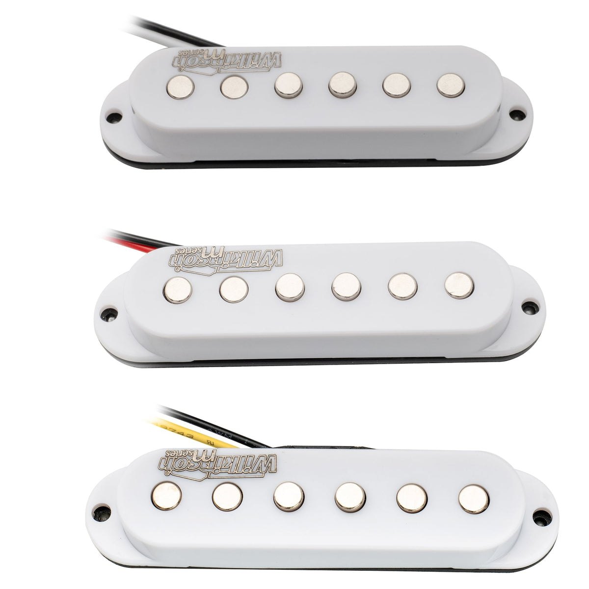 Wilkinson M Series LOW GAUSS Vintage Tone Ceramic Single Coil Pickups Set for Strat Style Guitar