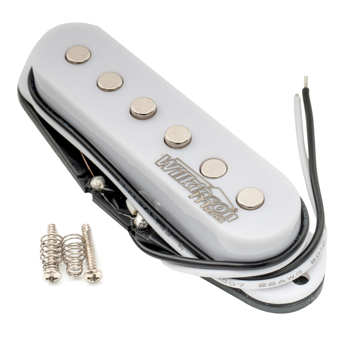 Wilkinson M Series LOW GAUSS Vintage Tone Ceramic Single Coil Pickup for Strat Style Guitar Neck