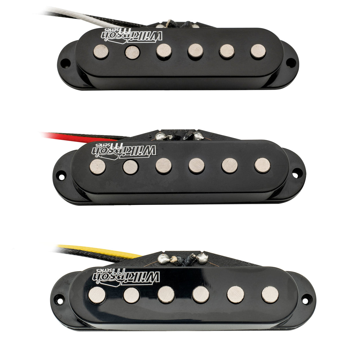 Wilkinson M Series Vintage Tone Alnico 5 Staggered Single Coil Pickups SSS Set for Strat Style Electric Guitar