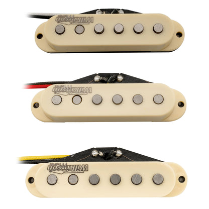 Wilkinson M Series Vintage Tone Alnico 5 Staggered Single Coil Pickups SSS Set for Strat Style Electric Guitar