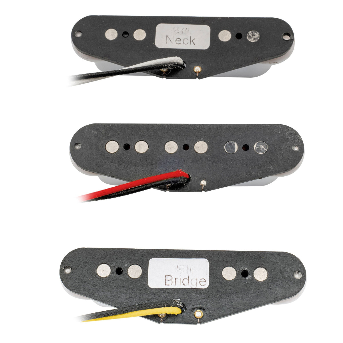 Wilkinson M Series Vintage Tone Alnico 5 Staggered Single Coil Pickups SSS Set for Strat Style Electric Guitar