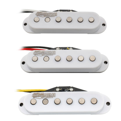 Wilkinson M Series Vintage Tone Alnico 5 Staggered Single Coil Pickups SSS Set for Strat Style Electric Guitar