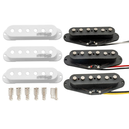 Wilkinson M Series Vintage Tone Alnico 5 Staggered Single Coil Pickups SSS Set for Strat Style Electric Guitar