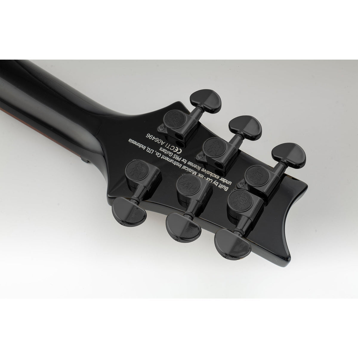 Wilkinson Single 19:1 Ratio E-Z-LOK Full Sealed Machine Head Bass Side Tuner Tuning Peg Key with Half Moon Button for Acoustic Electric Guitar