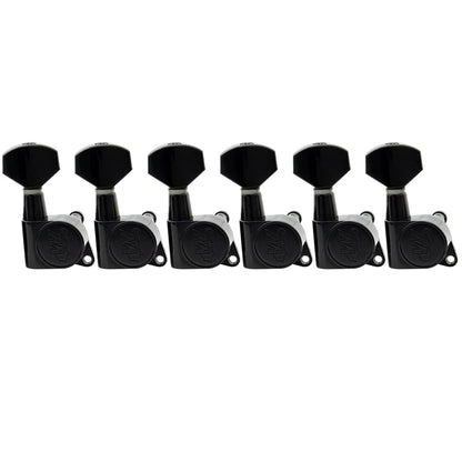 Wilkinson 6-in-line E-Z-LOK Guitar Tuners Machine Heads Tuning Keys Set for Fender Strat/Tele Style Electric Guitar