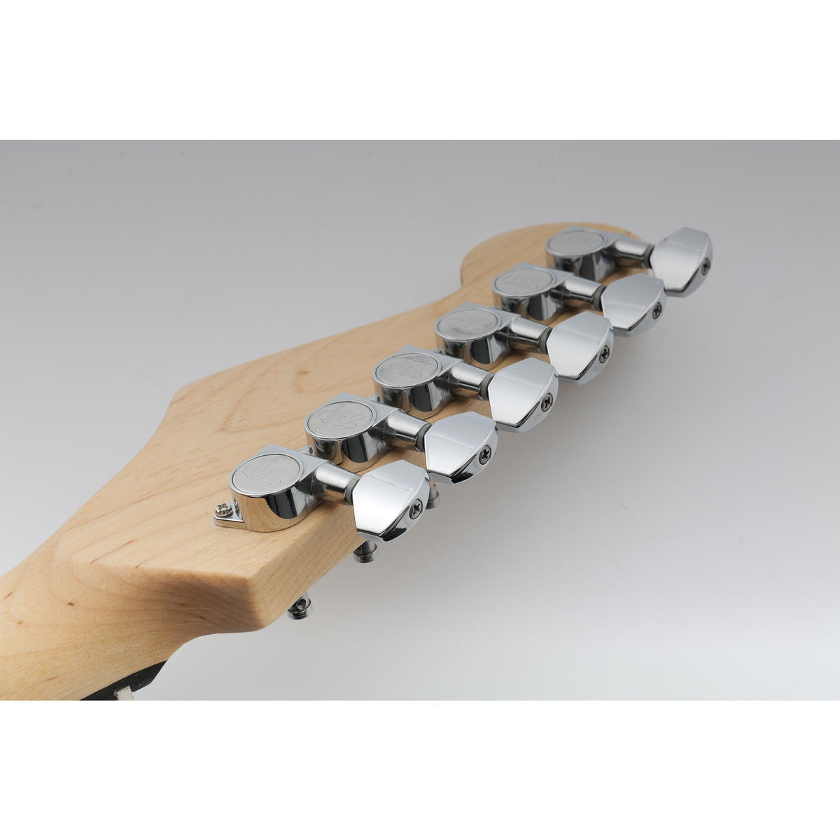 Wilkinson 6-in-line E-Z-LOK Guitar Tuners Machine Heads Tuning Keys Set for Fender Strat/Tele Style Electric Guitar