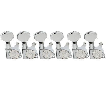 Wilkinson 6-in-line E-Z-LOK Guitar Tuners Machine Heads Tuning Keys Set for Fender Strat/Tele Style Electric Guitar