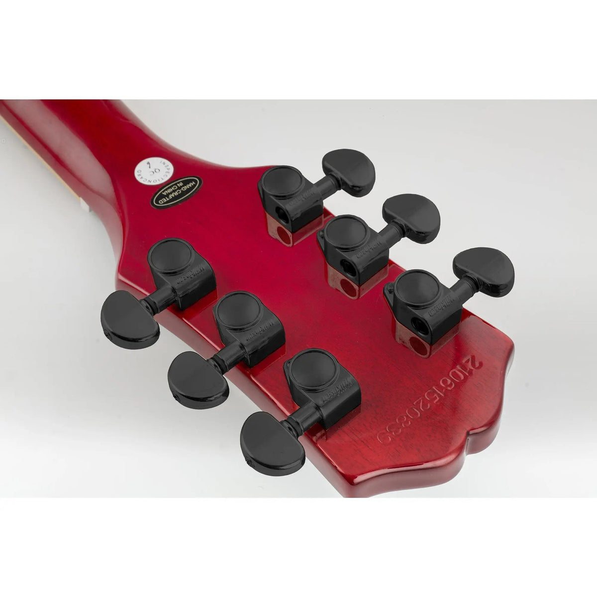 Wilkinson 3R3L 19:1 Ratio Full Sealed Machine Heads Tuners Tuning Pegs Keys with Half Moon Button Right Angle Screw for Acoustic Electric Guitar