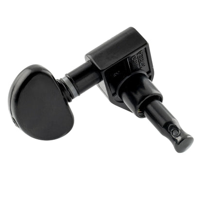 Wilkinson 3R3L 19:1 Ratio Full Sealed Machine Heads Tuners Tuning Pegs Keys with Half Moon Button Right Angle Screw for Acoustic Electric Guitar
