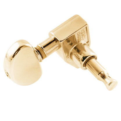 Wilkinson 3R3L 19:1 Ratio Full Sealed Machine Heads Tuners Tuning Pegs Keys with Half Moon Button Right Angle Screw for Acoustic Electric Guitar