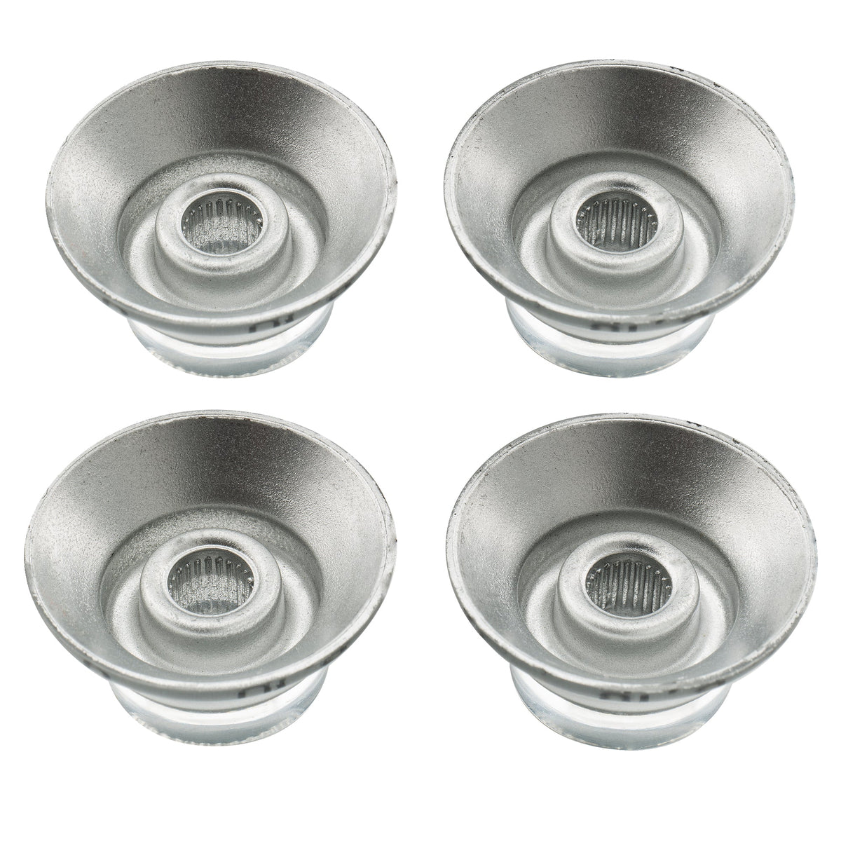 Musiclily Pro Inch Size Fine 24-Spline Top Hat Bell Knobs Tone Volume Control Knobs for USA LP SG Style Electric Guitar, Set of 4