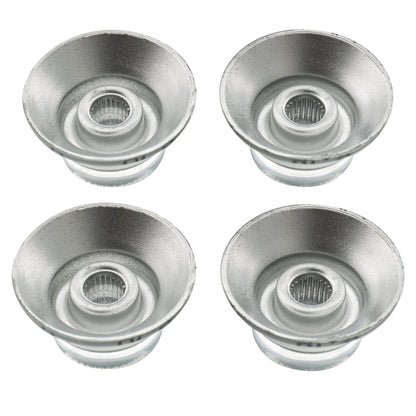 Musiclily Pro Inch Size Fine 24-Spline Top Hat Bell Knobs Tone Volume Control Knobs for USA LP SG Style Electric Guitar, Set of 4
