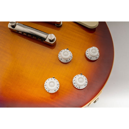 Musiclily Pro Inch Size Fine 24-Spline Top Hat Bell Knobs Tone Volume Control Knobs for USA LP SG Style Electric Guitar, Set of 4