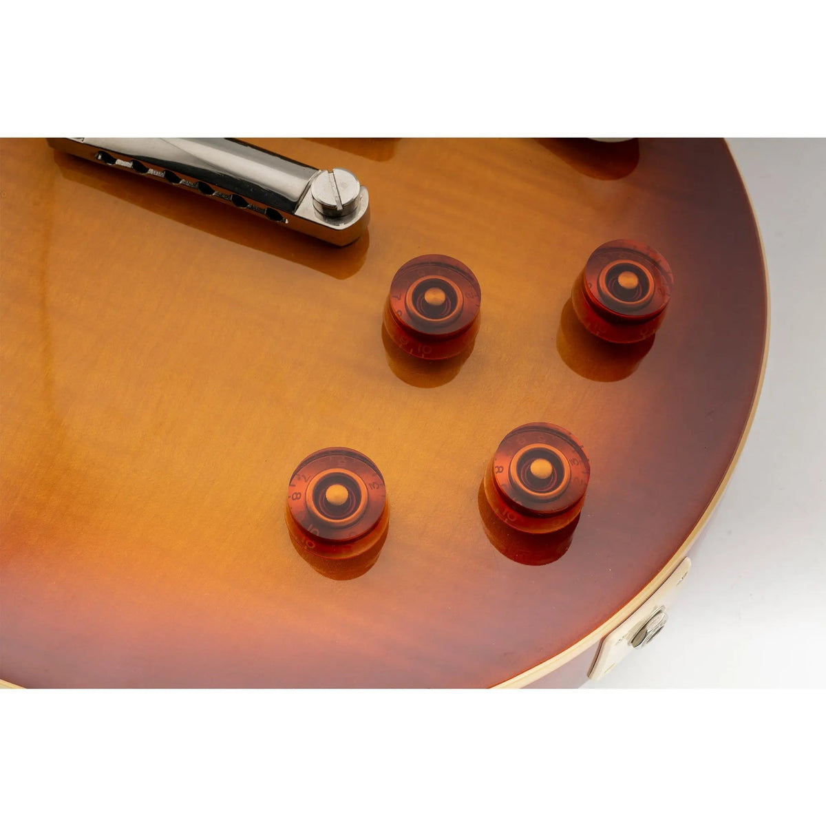 Musiclily Pro Inch Size Fine 24-Spline Guitar Knobs Tone Volume Speed Control Knobs for USA LP SG Style Electric Guitar, Set of 4