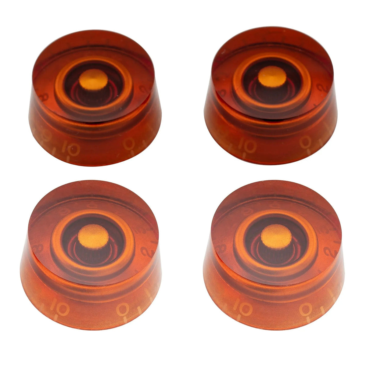 Musiclily Pro Inch Size Fine 24-Spline Guitar Knobs Tone Volume Speed Control Knobs for USA LP SG Style Electric Guitar, Set of 4