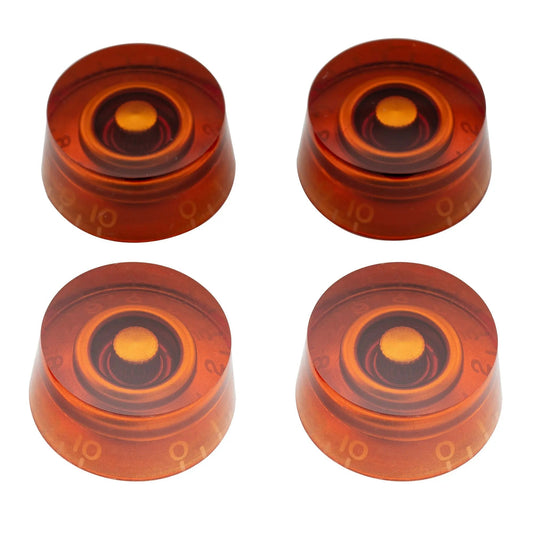 Musiclily Pro Inch Size Fine 24-Spline Guitar Knobs Tone Volume Speed Control Knobs for USA LP SG Style Electric Guitar, Set of 4