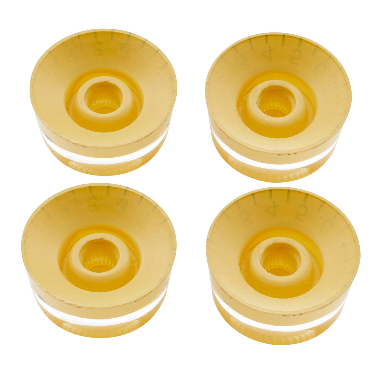 Musiclily Pro Inch Size Fine 24-Spline Guitar Knobs Tone Volume Speed Control Knobs for USA LP SG Style Electric Guitar, Set of 4