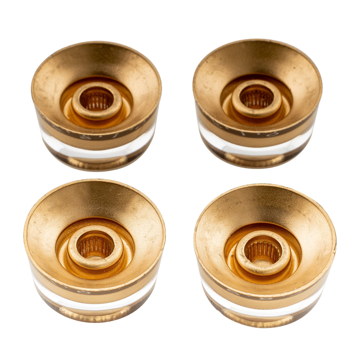 Musiclily Pro Inch Size Fine 24-Spline Guitar Knobs Tone Volume Speed Control Knobs for USA LP SG Style Electric Guitar, Set of 4