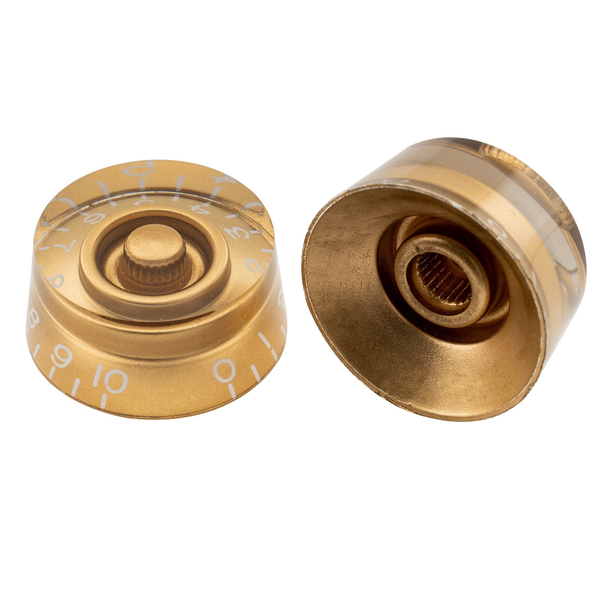 Musiclily Pro Inch Size Fine 24-Spline Guitar Knobs Tone Volume Speed Control Knobs for USA LP SG Style Electric Guitar, Set of 4