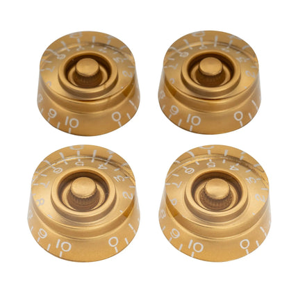 Musiclily Pro Inch Size Fine 24-Spline Guitar Knobs Tone Volume Speed Control Knobs for USA LP SG Style Electric Guitar, Set of 4