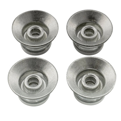Musiclily Pro Inch Size Fine 24-Spline Top Hat Bell Knobs Tone Volume Control Knobs for USA LP SG Style Electric Guitar, Set of 2T2V