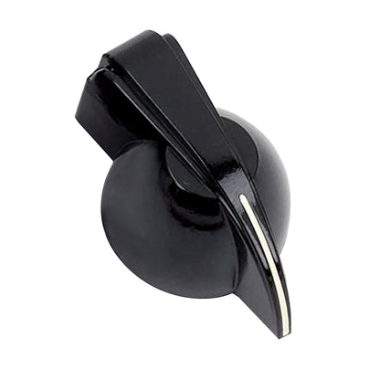 Musiclily Pro 1/4 Inch Universal Fitting Solid Knobs Guitar Amplifier Effect Pedal Chicken Head Pointer Knobs with Set Screw, Set of 6