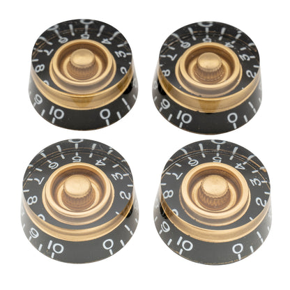 Musiclily Pro Inch Size Fine 24-Spline Guitar Knobs Tone Volume Speed Control Knobs for USA LP SG Style Electric Guitar