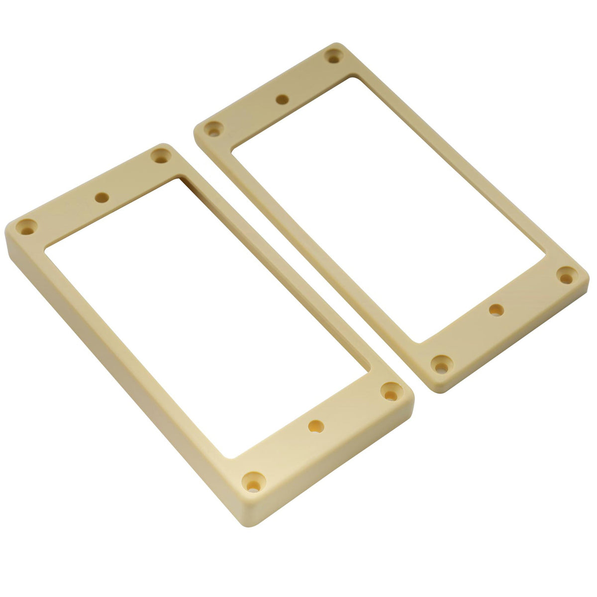 Musiclily Pro Plastic Flat Bottom Humbucker Pickup Mounting Rings Set for Electric Guitar