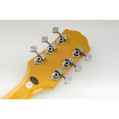 Wilkinson 3R3L 19:1 Ratio Open Gear Machine Heads Tuners Tuning Pegs Keys with Butterbean Button for Acoustic Electric Guitar
