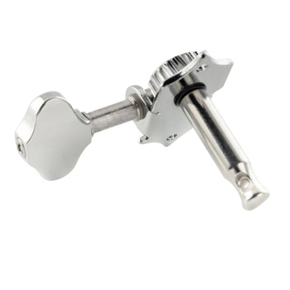 Wilkinson 3R3L 19:1 Ratio Open Gear Machine Heads Tuners Tuning Pegs Keys with Butterbean Button for Acoustic Electric Guitar