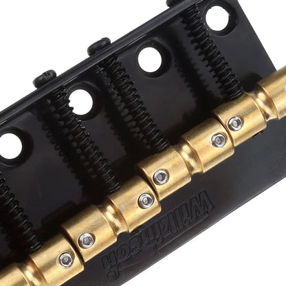 Wilkinson WBBC Bass Bridge Brass Saddles for 4-String Precision Bass/ Jazz Bass