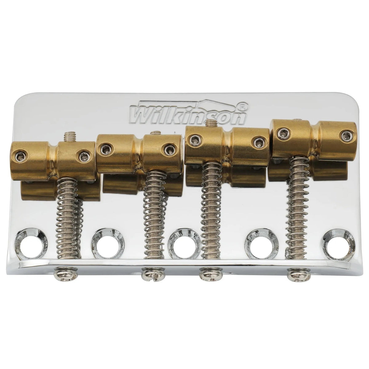 Wilkinson WBBC Bass Bridge Brass Saddles for 4-String Precision Bass/ Jazz Bass