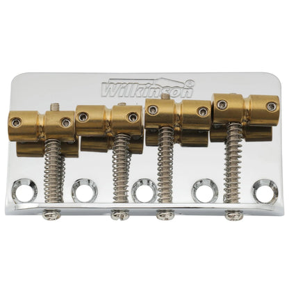 Wilkinson WBBC Bass Bridge Brass Saddles for 4-String Precision Bass/ Jazz Bass