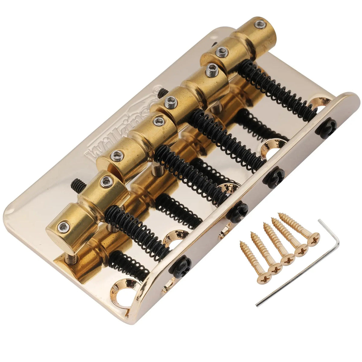 Wilkinson WBBC Bass Bridge Brass Saddles for 4-String Precision Bass/ Jazz Bass