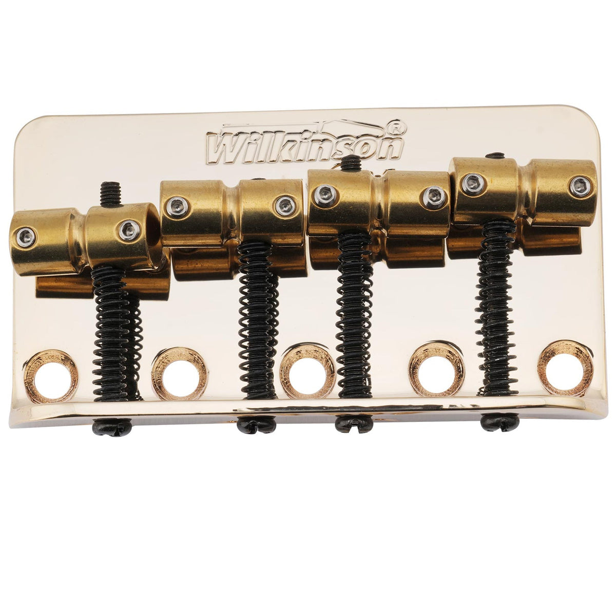 Wilkinson WBBC Bass Bridge Brass Saddles for 4-String Precision Bass/ Jazz Bass