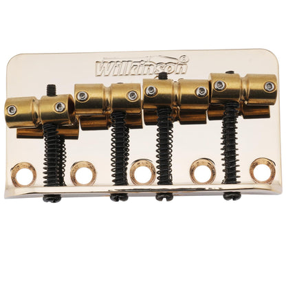 Wilkinson WBBC Bass Bridge Brass Saddles for 4-String Precision Bass/ Jazz Bass