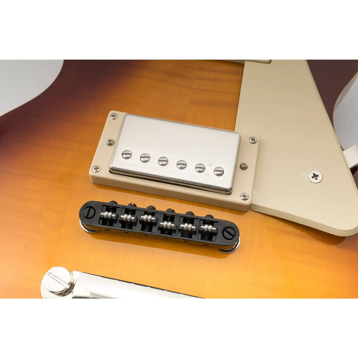 Musiclily Pro BM001 52mm(2-3/64 inch) Tune-O-Matic Guitar Bridge Roller Saddles Set for LP SG Style Electric Guitar