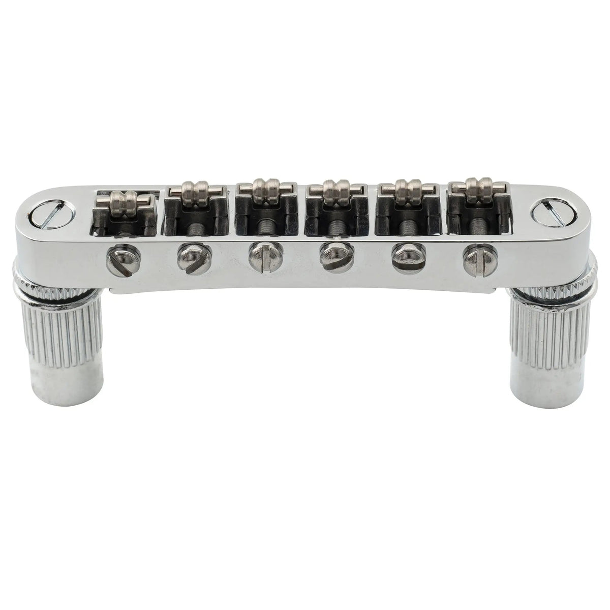 Musiclily Pro BM001 52mm(2-3/64 inch) Tune-O-Matic Guitar Bridge Roller Saddles Set for LP SG Style Electric Guitar