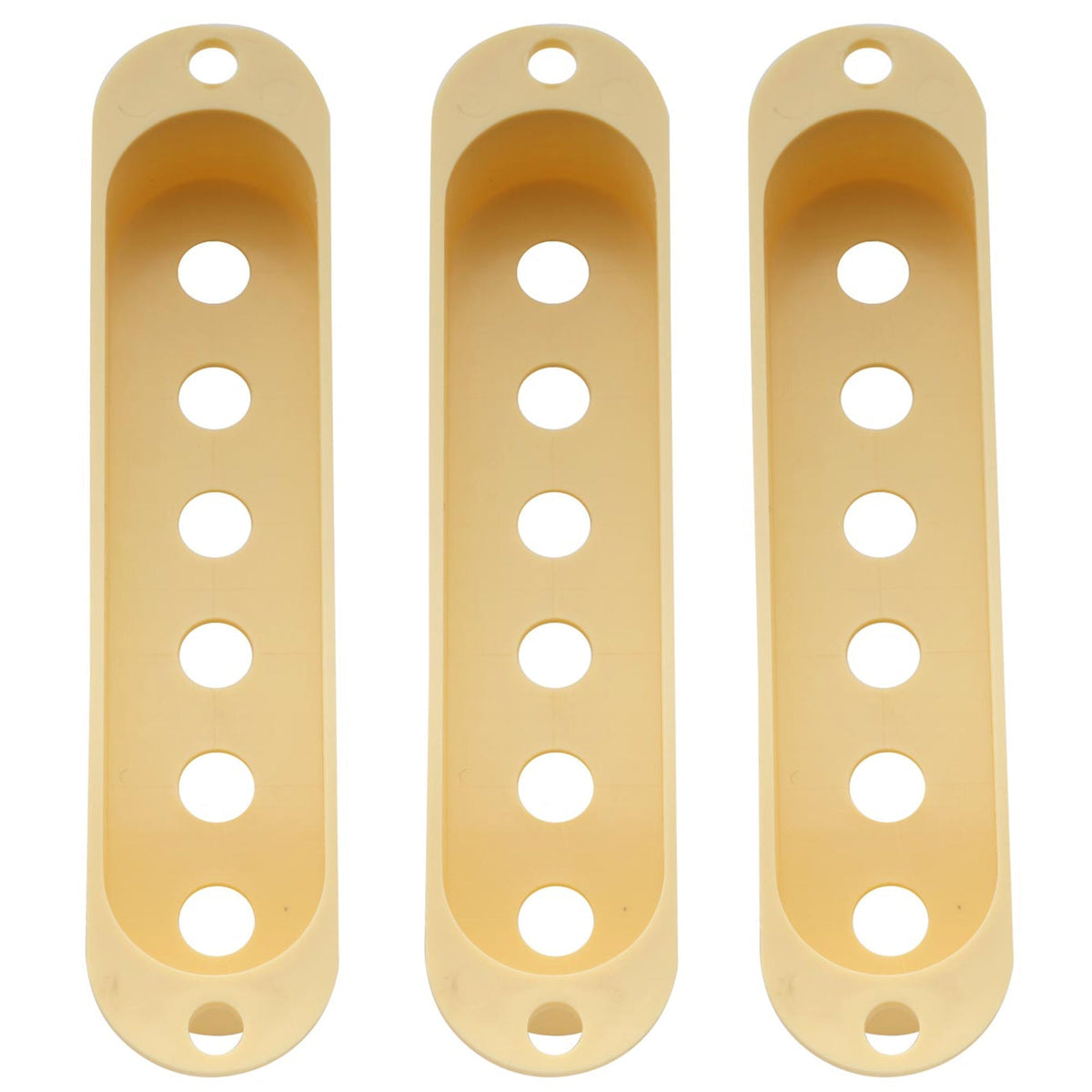 Musiclily Pro Plastic Guitar Single Coil Pickup Covers for USA/Mexico Strat